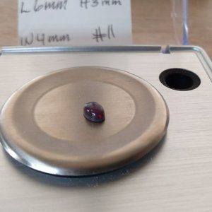 Beautiful Black Ethiopian welo fire opal 0.425 CTW